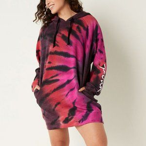 PINK Tie Dye Sweater Dress